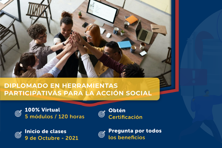 Banner Diplomado Herramientas participativas